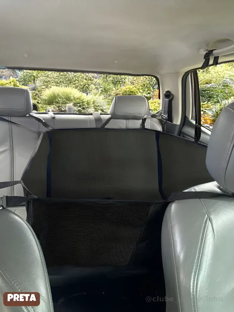Capa Para Proteção Dos Bancos Do Carro Impermeável Pet Média Preta