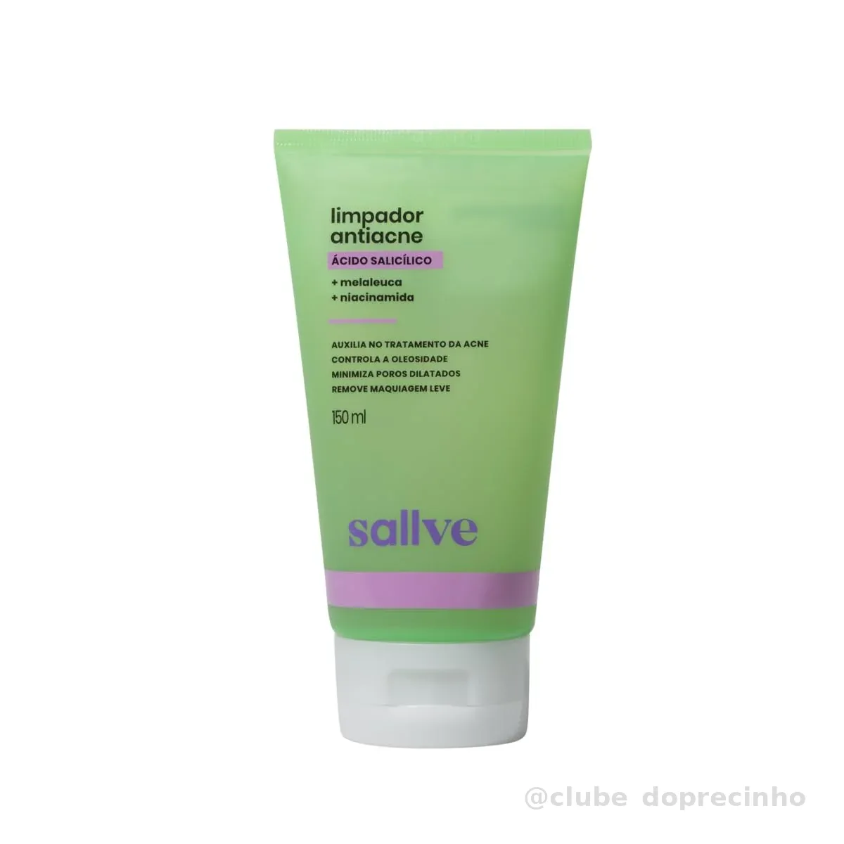 Sallve Limpador Antiacne 150Ml - Ácido Salicílico