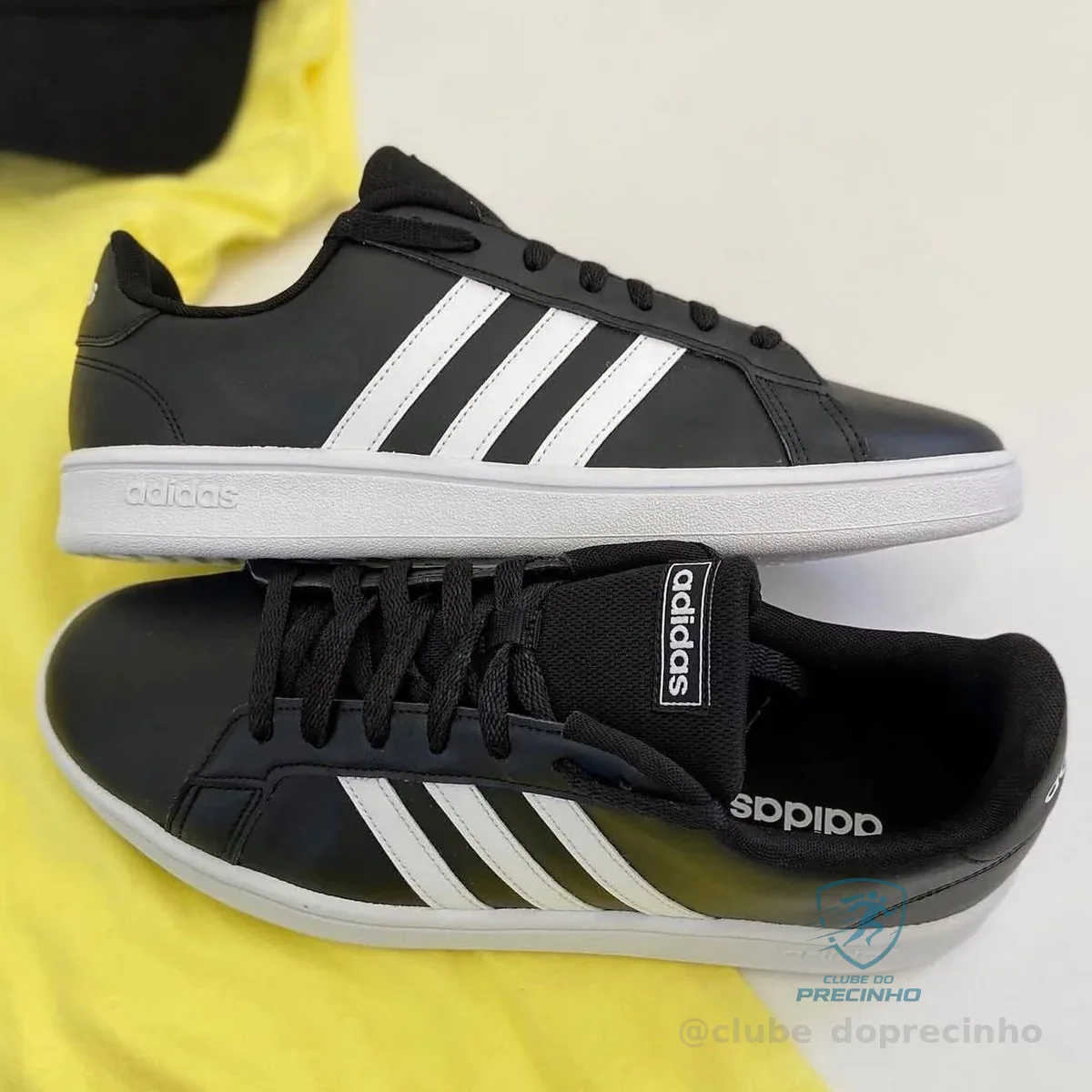 Tênis Feminino Grand Court Base 3.0 adidas Cblack/ftwwht/cblack Lisa 37 Br