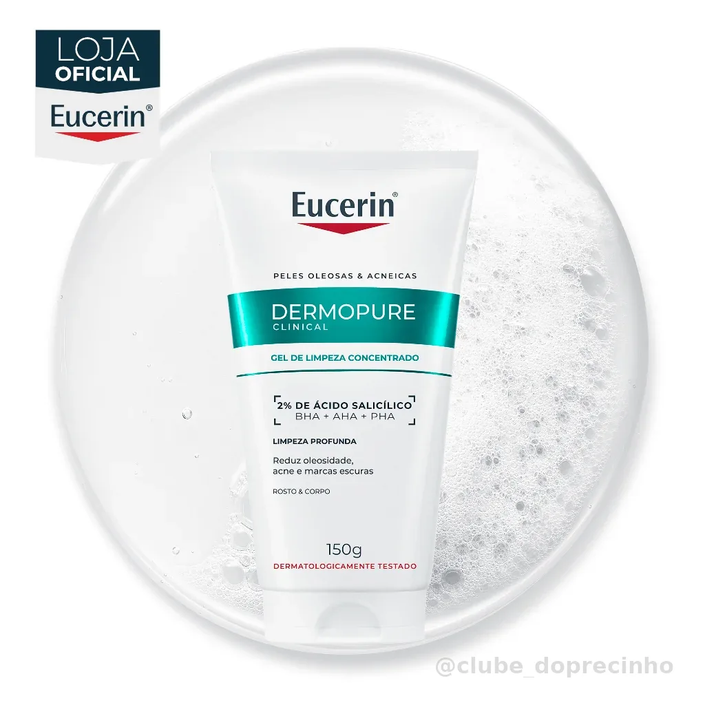 EUCERIN Dermo pure Clinical Gel de Limpeza Concentrado 150ml