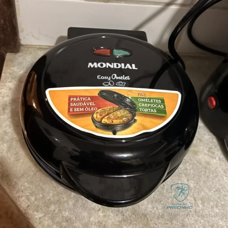 MONDIAL Omeleteira Easy Omelet, Preto, 800W, 110V - OM-02