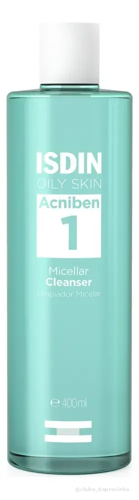 Acniben Água Micellar Cleanser 400ml Oleosa Dia/noite