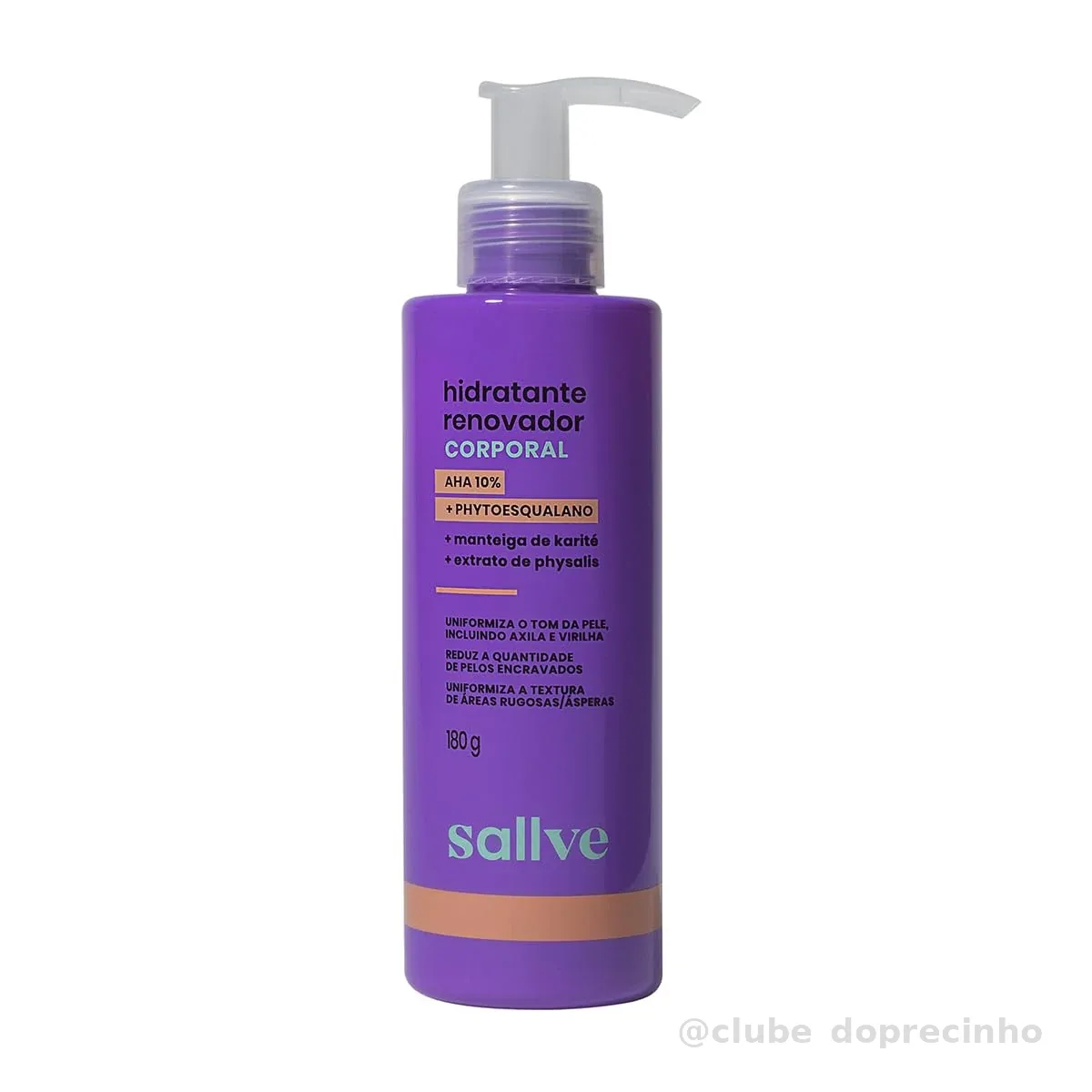 Sallve Hidratante Renovador Corporal 180G