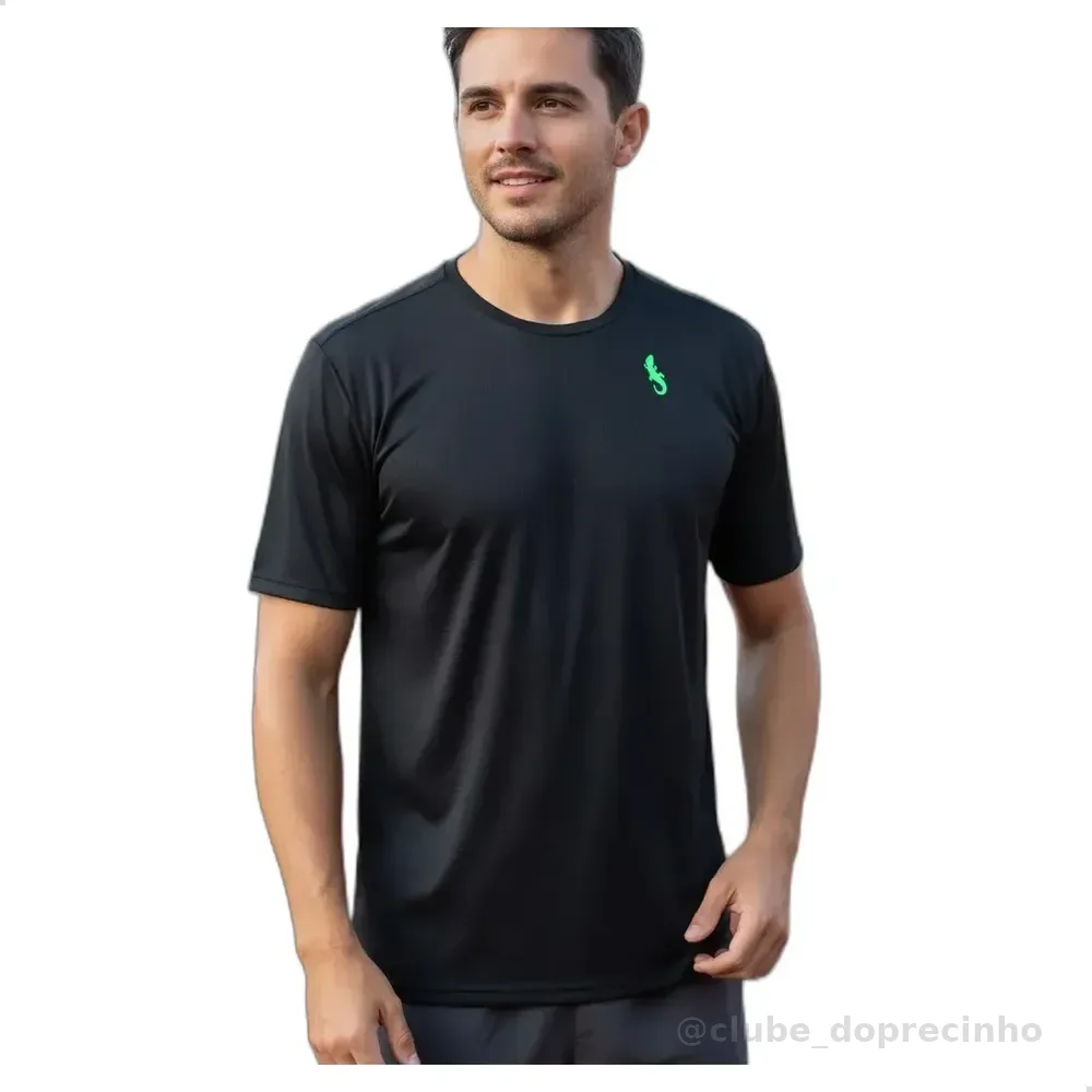 Camiseta Esportiva Masculina Dry Fit Com Proteção Uv 