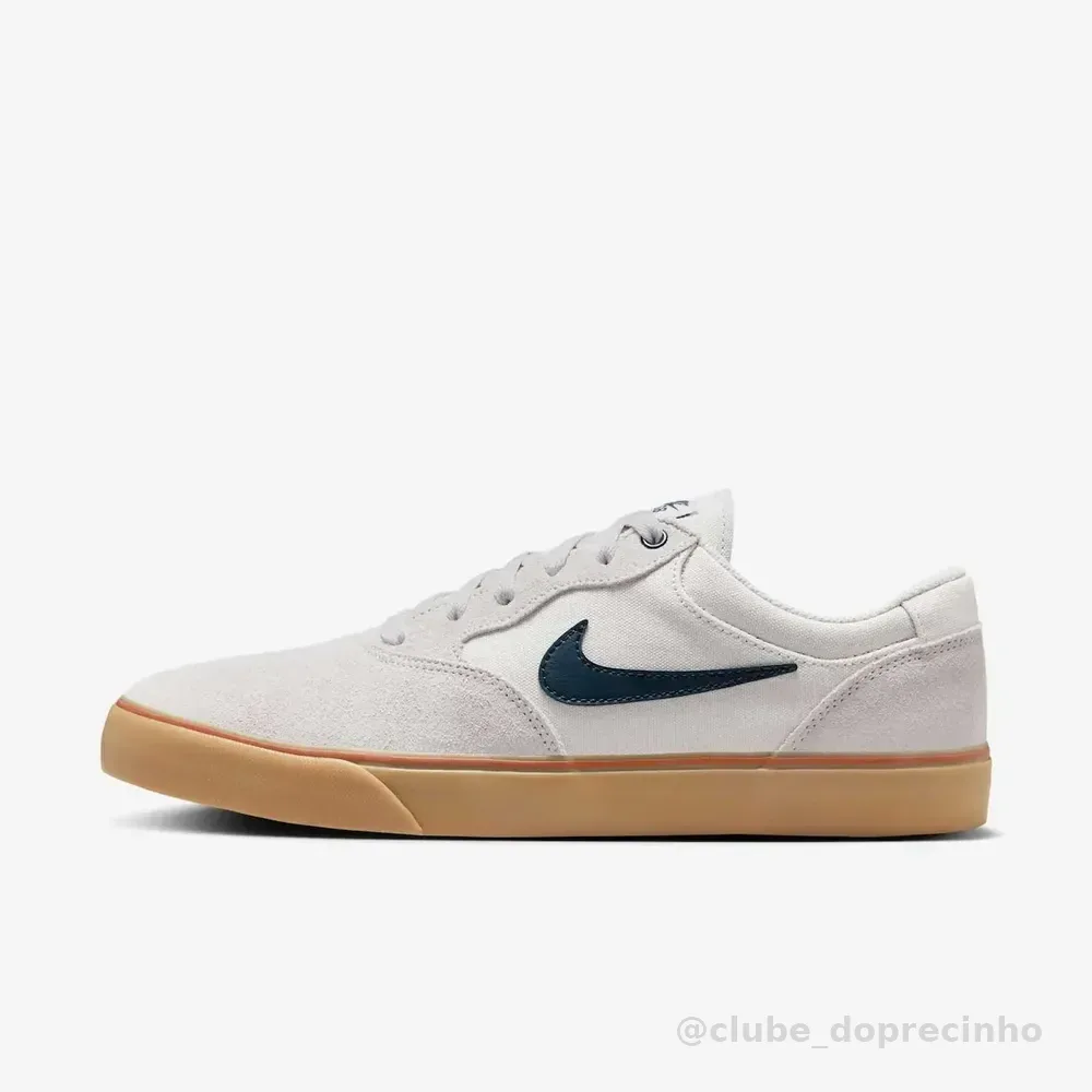 Tênis Nike Sb Chron 2 Masculino Cinza/branco 41 Br