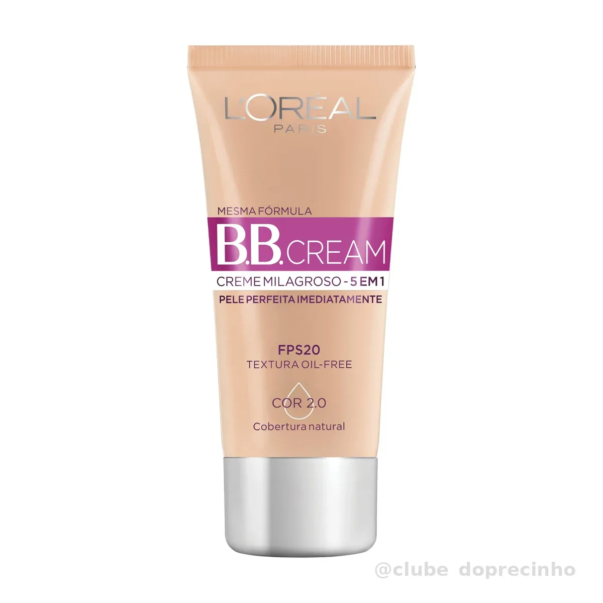 Base BB Cream L'Oréal Paris Dermo Expertise Cor Clara FPS 20, 30ml