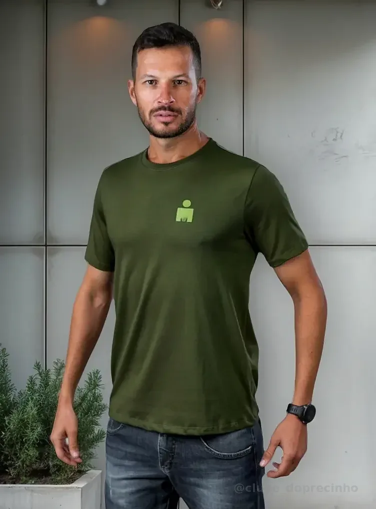 Camiseta Casual Woom Ironman Masculina