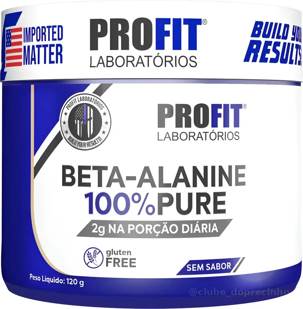 Beta Alanina 100% Pure 120g - Profit Labs Sabor Natural