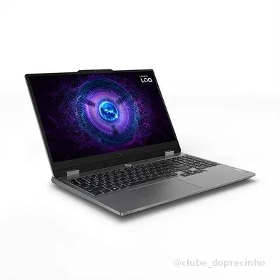 Notebook Gamer Lenovo LOQ 15IRX9, 15.6" Full HD 144Hz, Intel Core i5-13450HX, 16GB, 512GB SSD, NVIDIA RTX 4050, Linux - 83KHS00300