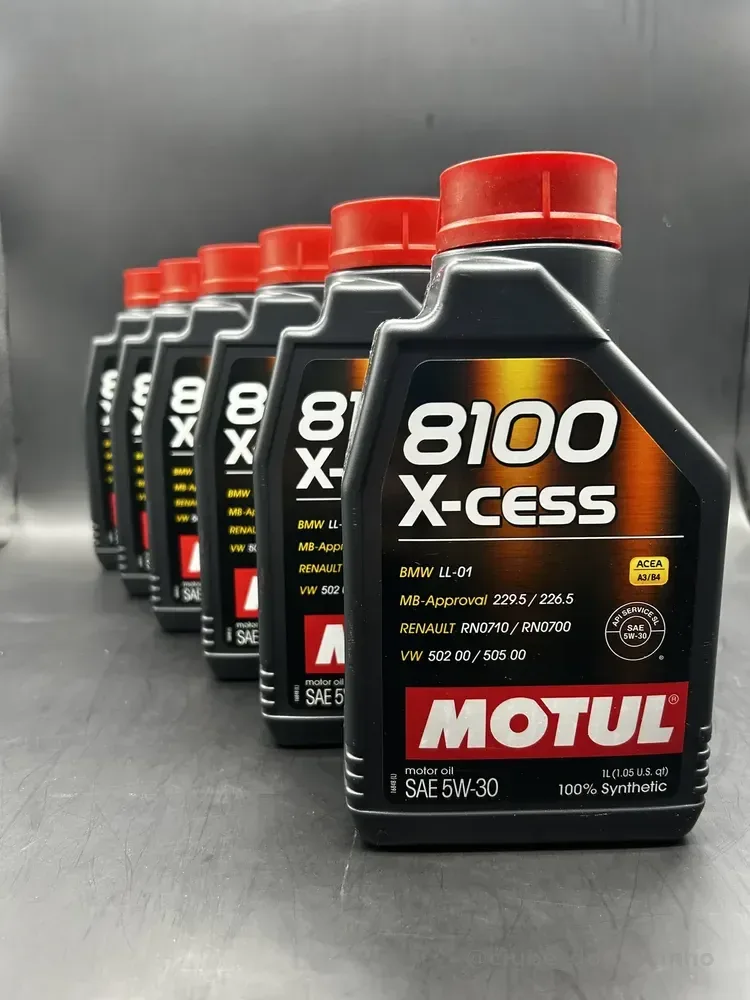 Óleo  Motor  Motul 8100 Xcess 5w30 6l Alta Proteção Carros