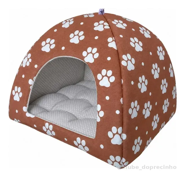 Caminha Cabana Tenda Toca Iglu 55x55x48 Com Almofada