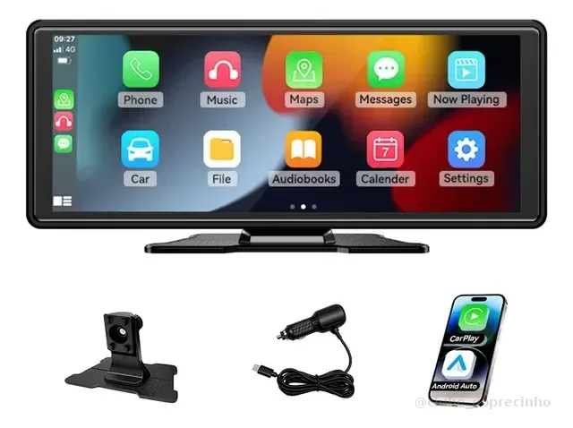 Multimídia Portátil Carplay/android Auto 10,26 Polegadas