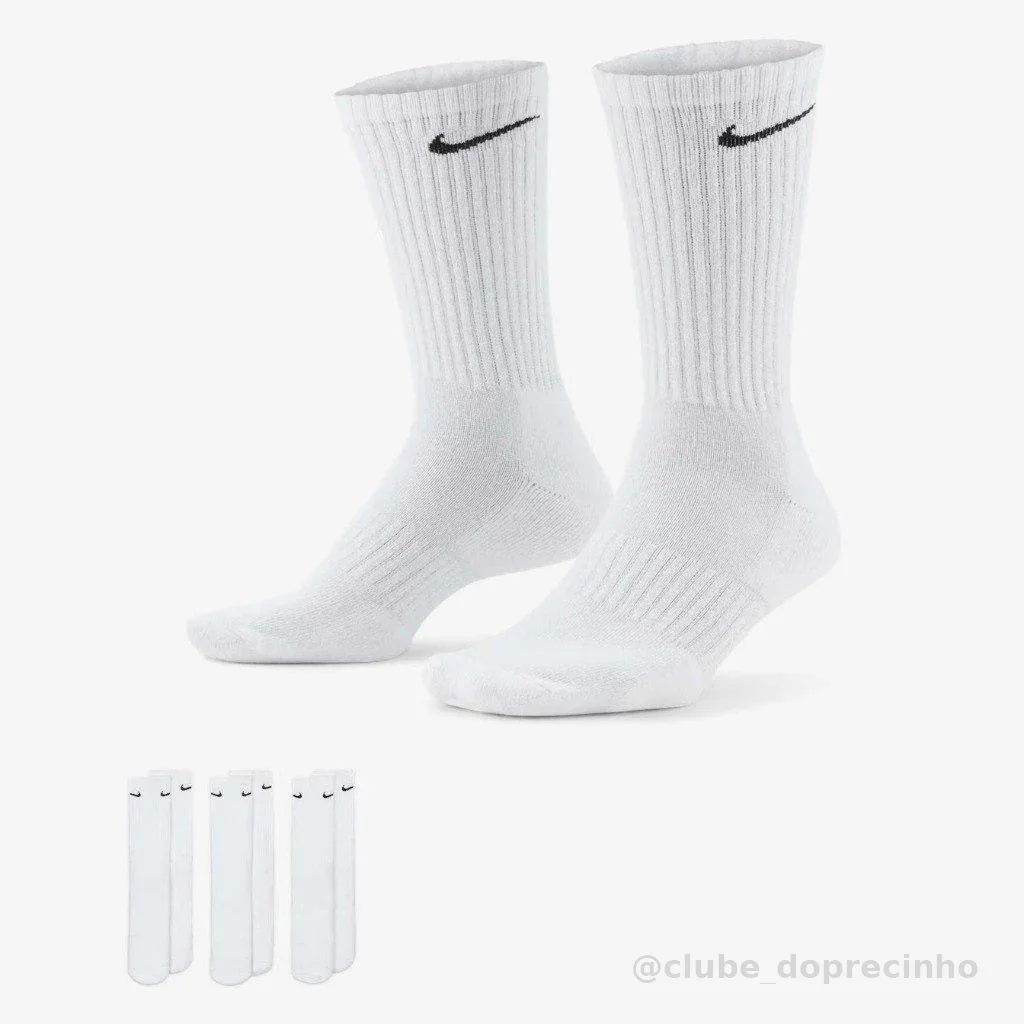 Meia Nike Everyday Cushion 3 Pares Unissex