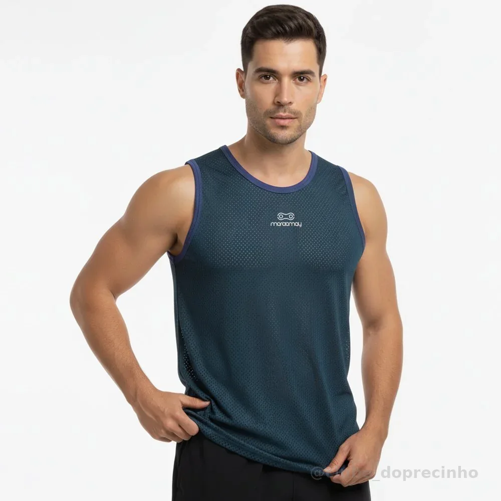 Camisa Regata Segunda Pele Masculino Air | Marcio May Sports - PP ao 3G