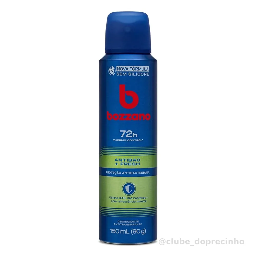 Bozzano Desodorante Aerossol Fresh 150Ml