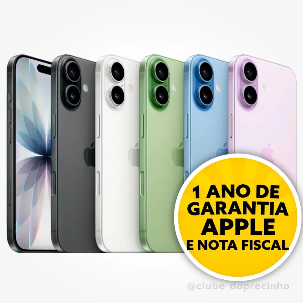 Celular Apple iPhone 17 256GB 5G Tela 6,3" 120Hz 48MP iOS Original Novo Lacrado com Garantia Apple