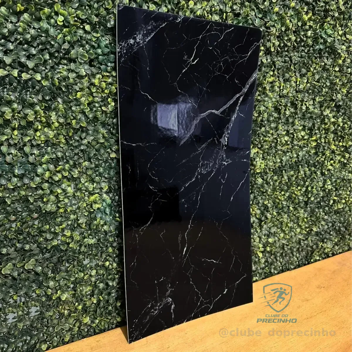 Placa Adesiva Mármore Parede 3d Kit 10 Porcelanato Lavável Painel Revestimento Decorativo Para Parede Preto