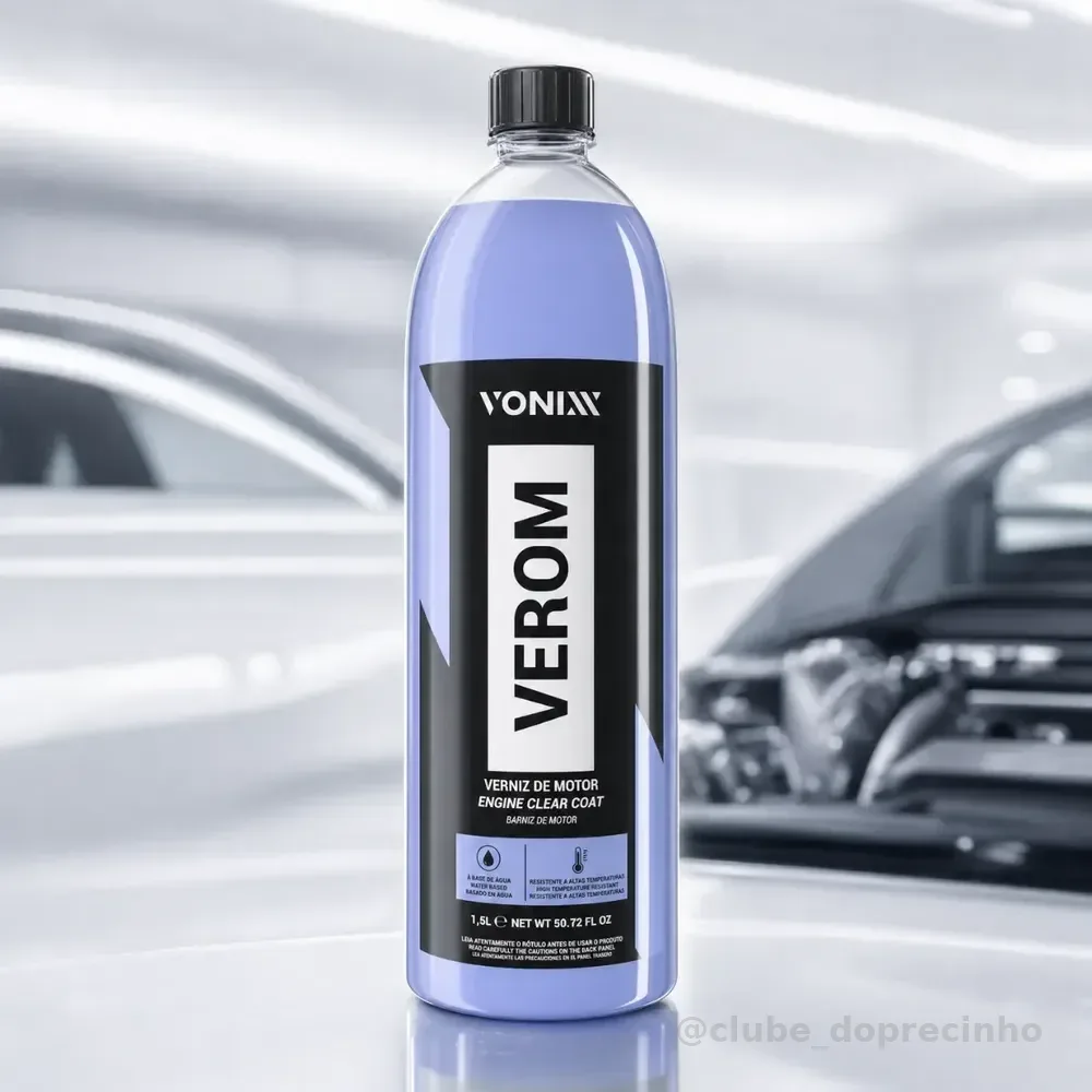 Verniz De Motor Verom Vonixx 1,5l Brilho Proteçao Base Agua
