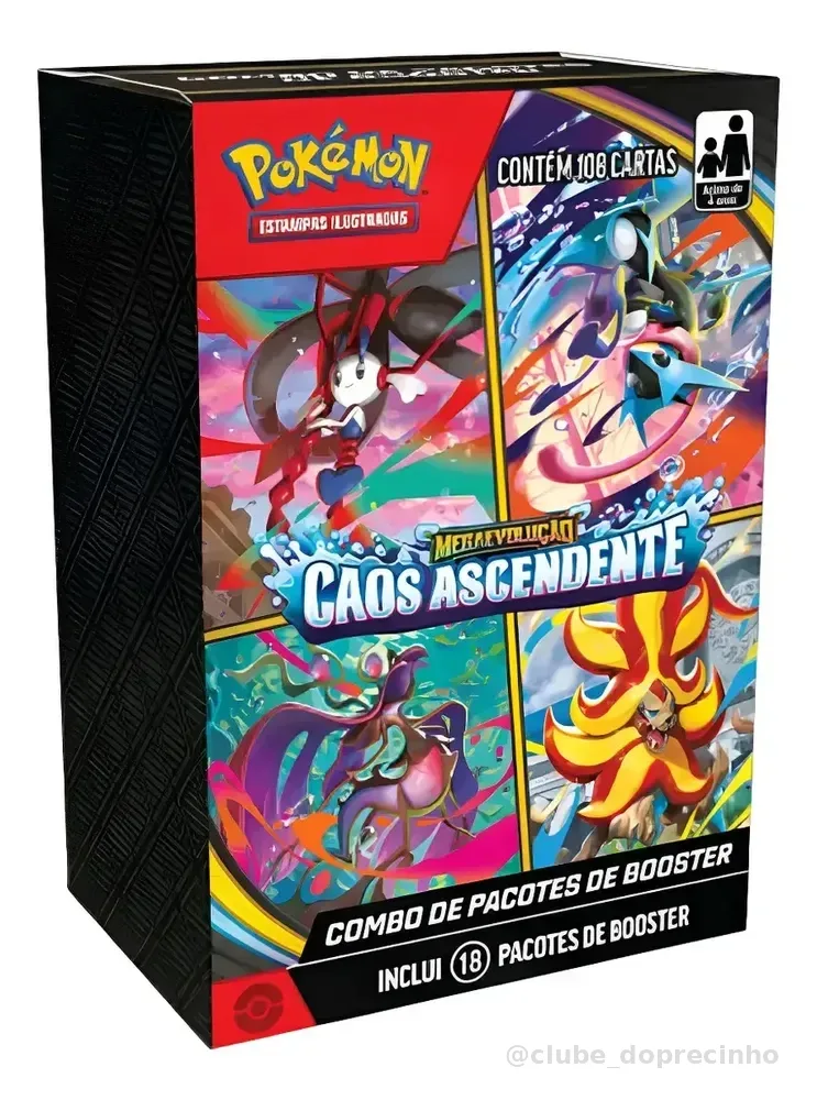 Pokémon Caos Ascendente Booster Bundle Português - Copag Português