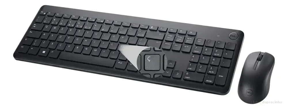 Teclado E Mouse Sem Fio Dell Km3322w