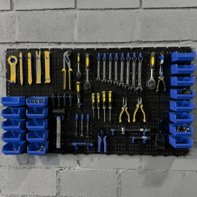 Painel Ferramentas Organizador Perfurado 118x52 + Brindes
