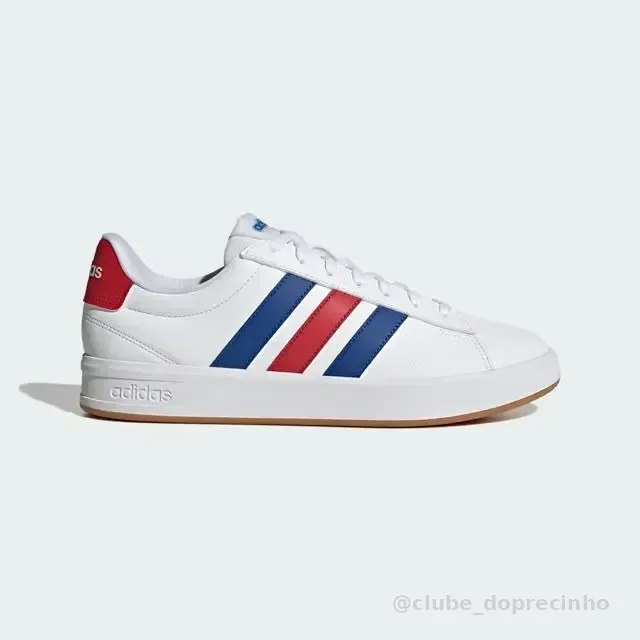 Tênis Masculino Grand Court 3.0 adidas Ftwwht/royblu/betsca Lisa 39 Br