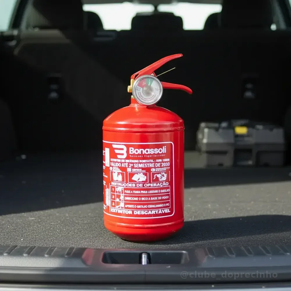 Extintor P1 Automotivo 1kg 5 Anos De Validade (abc) Fiat