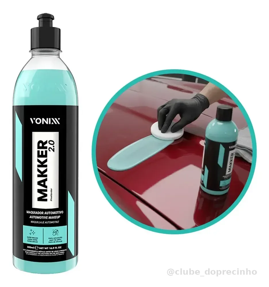 Makker 2.0 Maquiador Automotivo Renova Pintura Defeitos Vonixx 500ml
