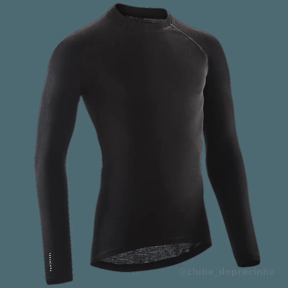 Camiseta Masculina de Ciclismo Urbano Essential Van Rysel Preta - P