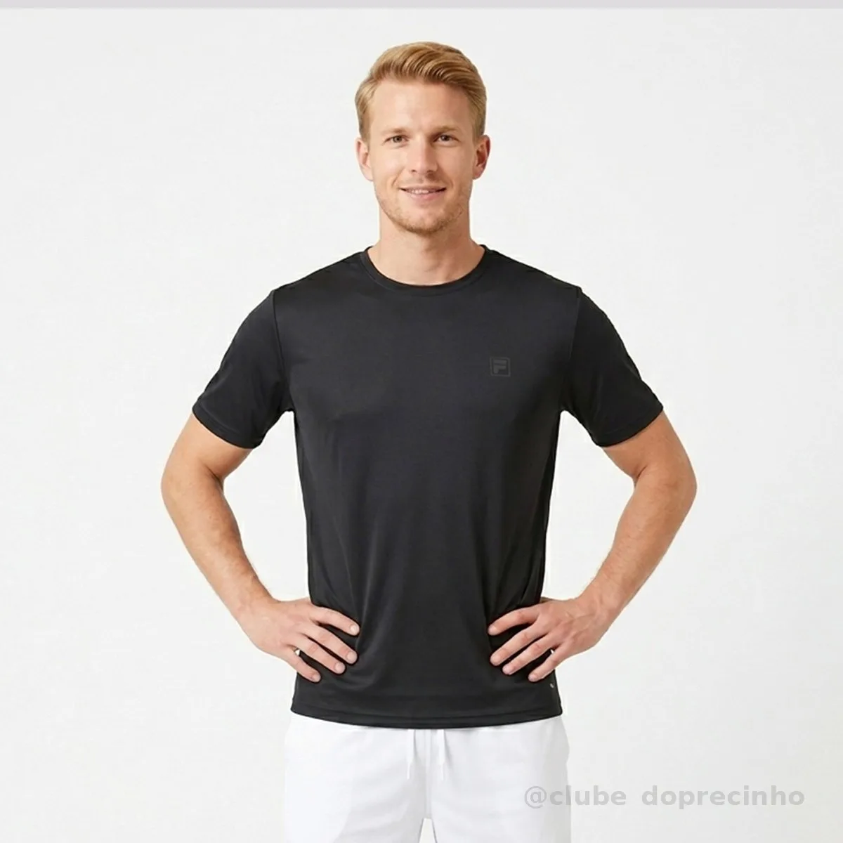 Camiseta Fila Reflective Core Run Preta