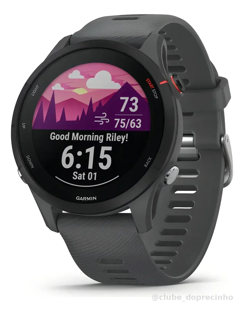 Relógio Garmin 255 Forerunner Cinza