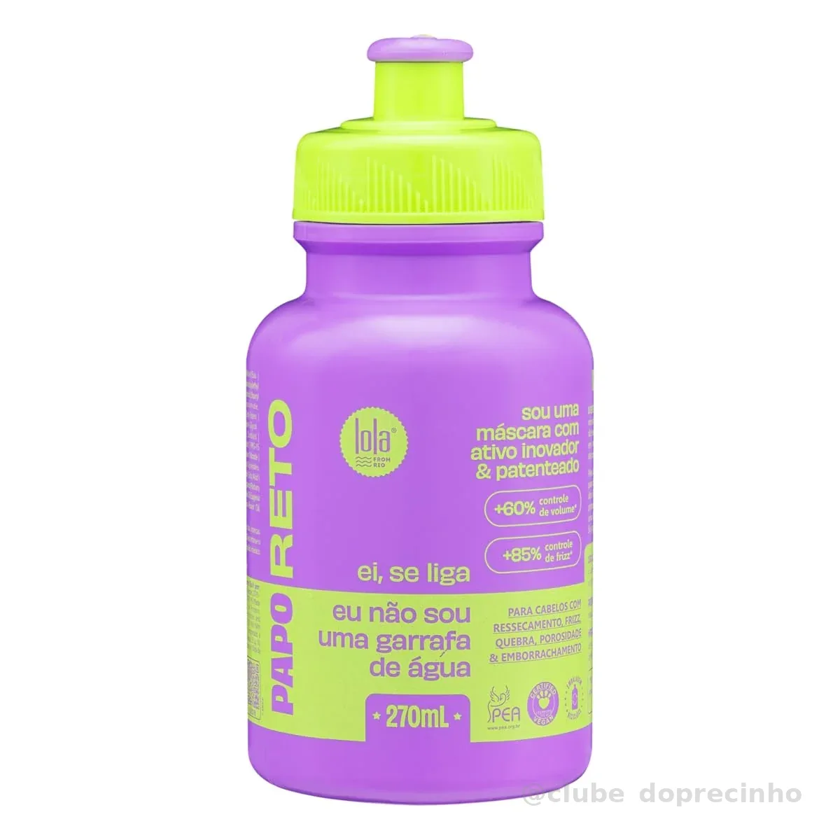Papo Reto Máscara Fluida 270ml , Lola Cosmetics