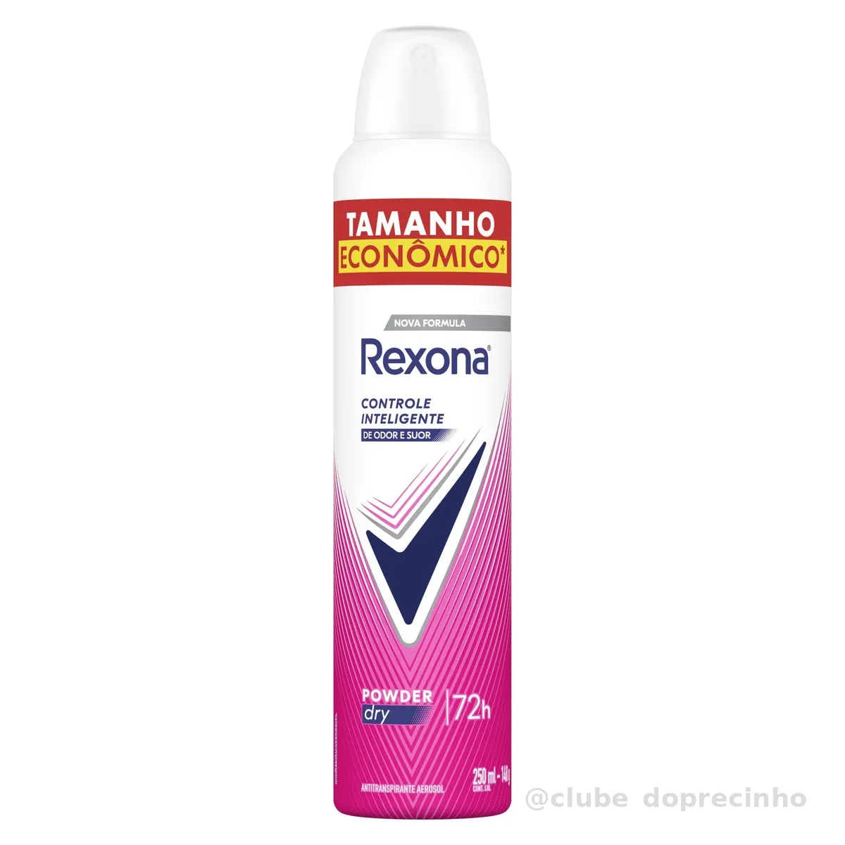 Rexona Desodorante Antitranspirante Aerossol Powder Dry 250 ML, Leve Mais Pague Menos, Embalagem Pode Variar