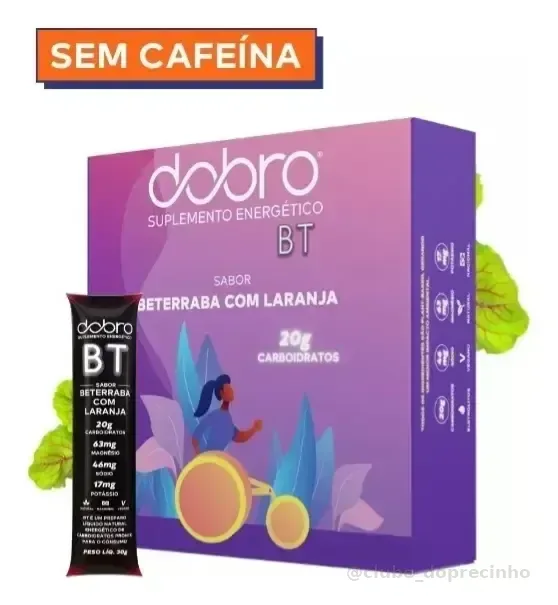 BT Gel de Carboidrato Dobro Beterraba e Laranja (10 sachês de 30g cada)