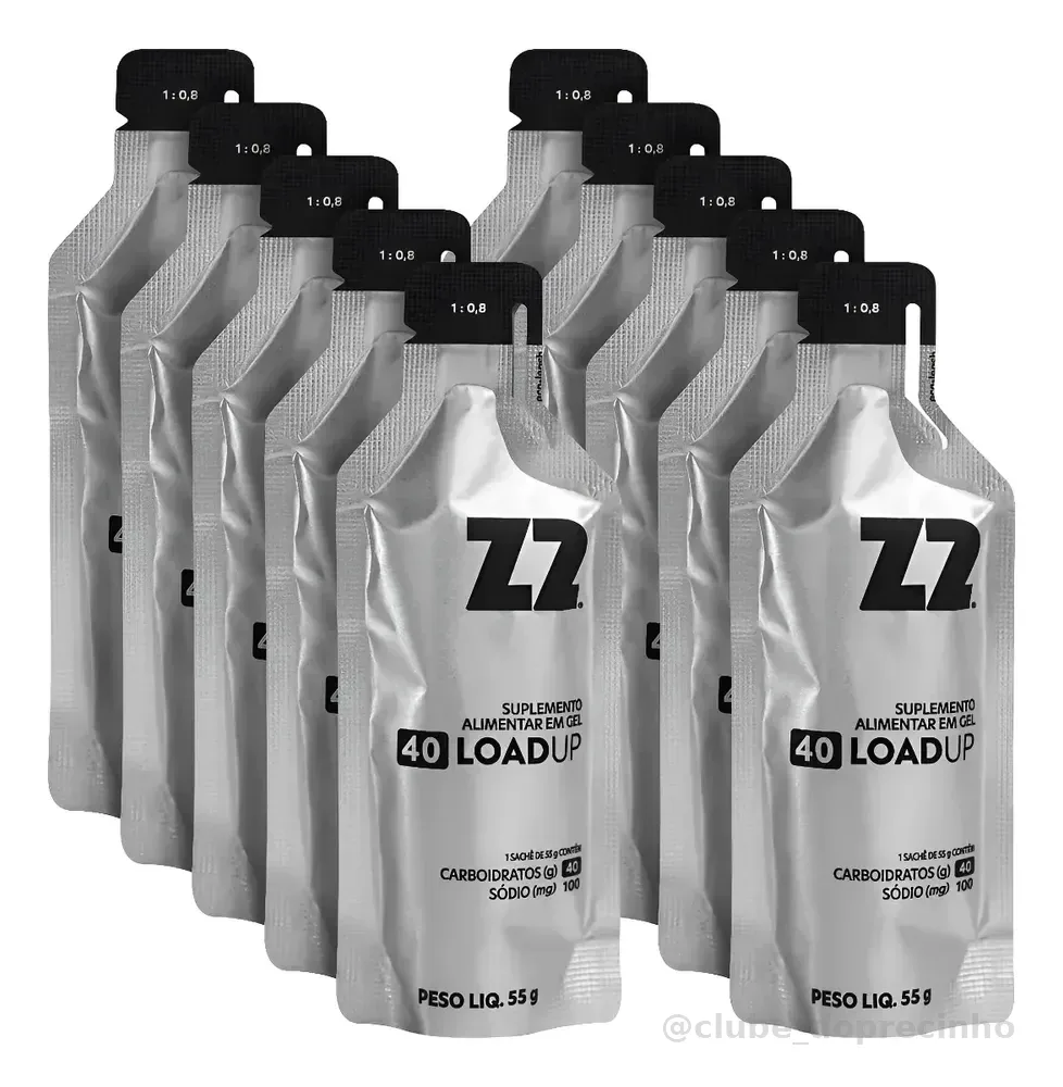 Energy Gel Z2 Original 40 Carb Box 10uni Sachê 55g Original