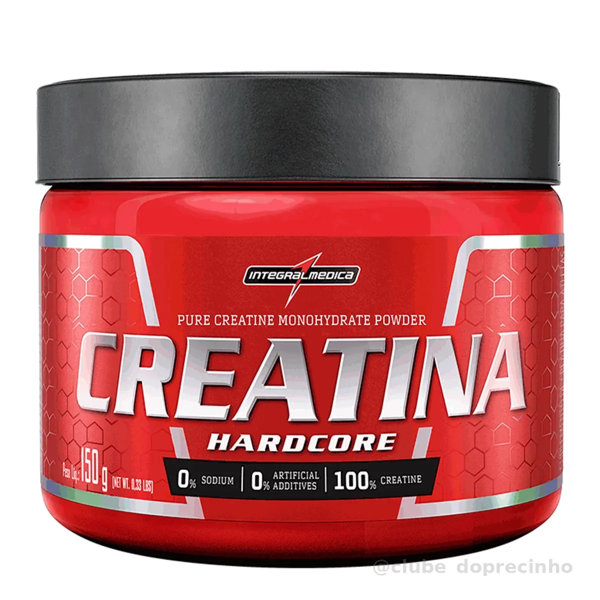Integralmedica Creatina Hardcore 150g 100% Pura Monohidratada