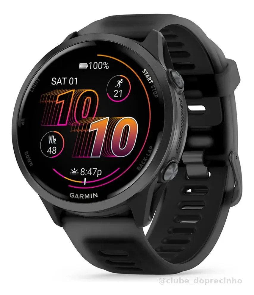 Garmin Forerunner 570 Preto 47mm