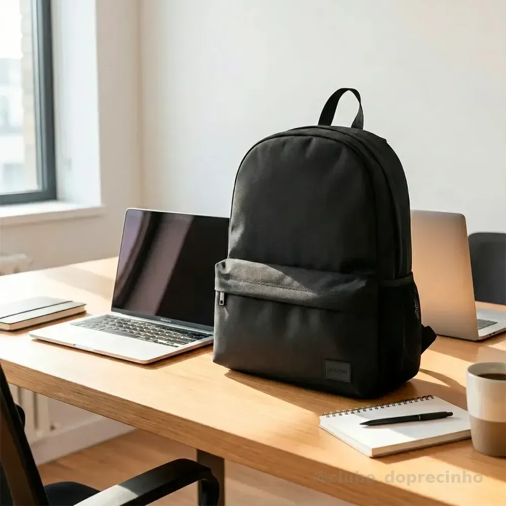 Mochila Bolsa Notebook Reforçada Escolar Faculdade Gocase Cor Preto