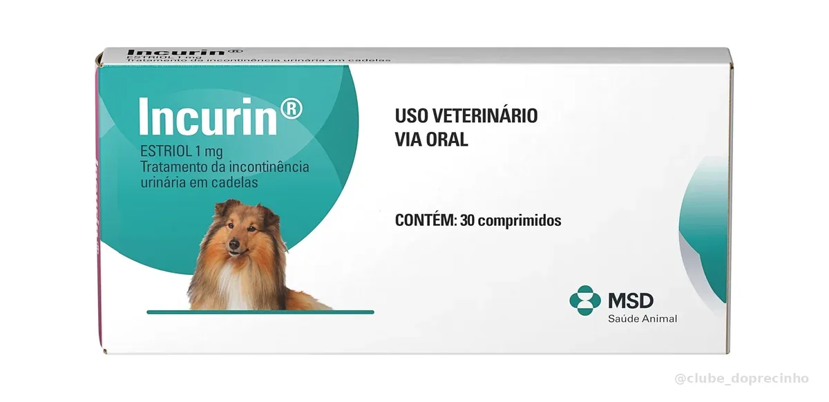 Incurin® 1mg 30 unid. - Tratamento para Incontinência Urinária - MSD Saúde Animal