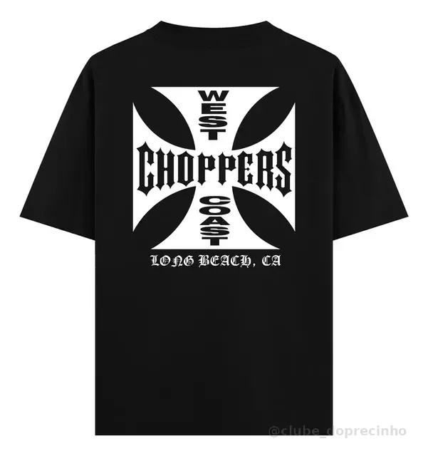 Camiseta Oversized West Coast Choppers Paul Walker Camisa