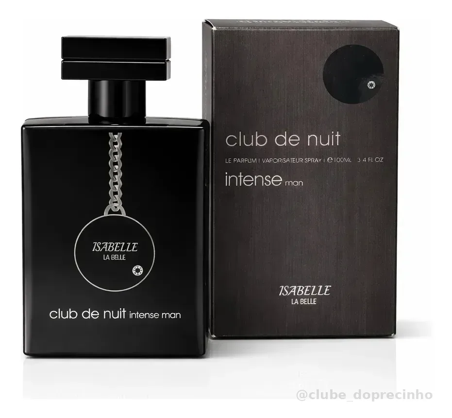 Perfume Masculino Amadeirado Club De Nuit Intense 100ml Marca Isabelle La Belle