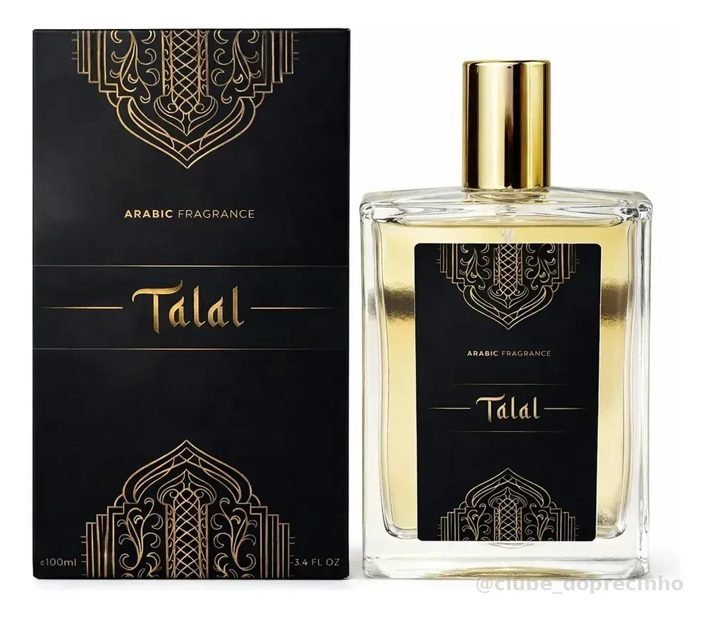 Perfume Árabe Masculino Arabic Fragrance Eau de Parfum Talal 100 ml