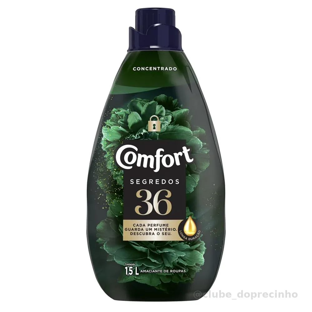 Comfort Amaciante Concentrado 36 Segredos 1,5L