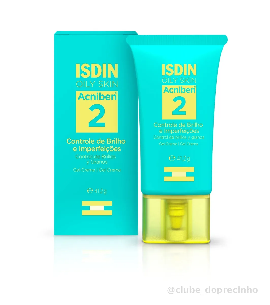 ISDIN Acniben Gel Creme Hidratante Facial Controle de Brilho e Imperfeições - 41,2g