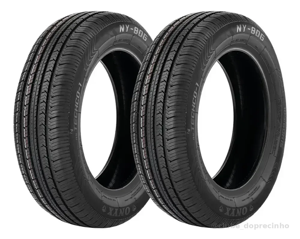 Jogo 2 Pneus Onyx Aro 13 Ny-806 175/75r13 84t T