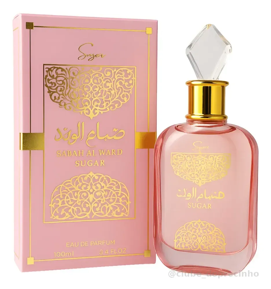 Perfume Árabe Sabah Al Ward Sugar Eau De Parfum 100 Ml