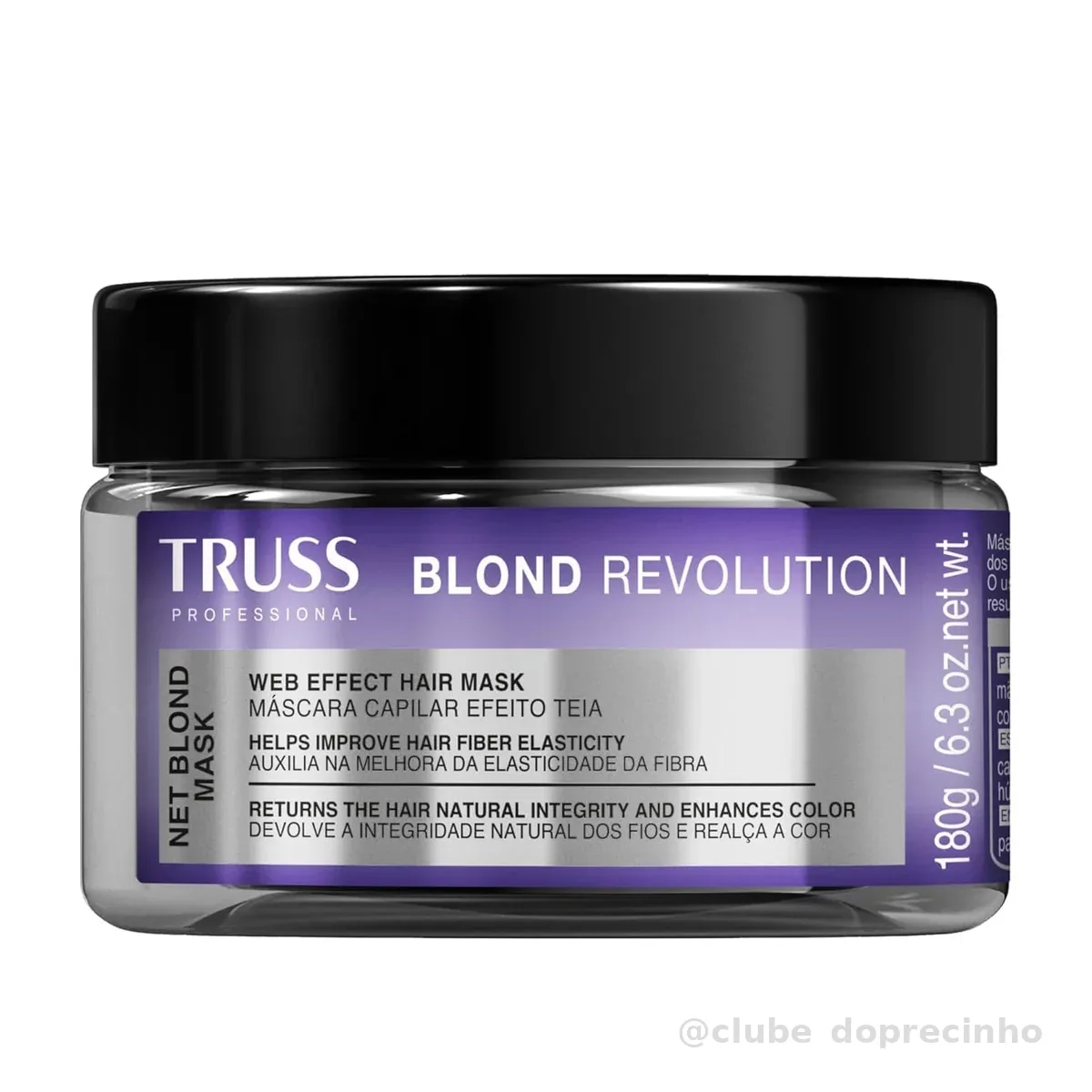 Truss Net Blond Revolution Mask | Máscara Reconstrutora para Loiros | 180g