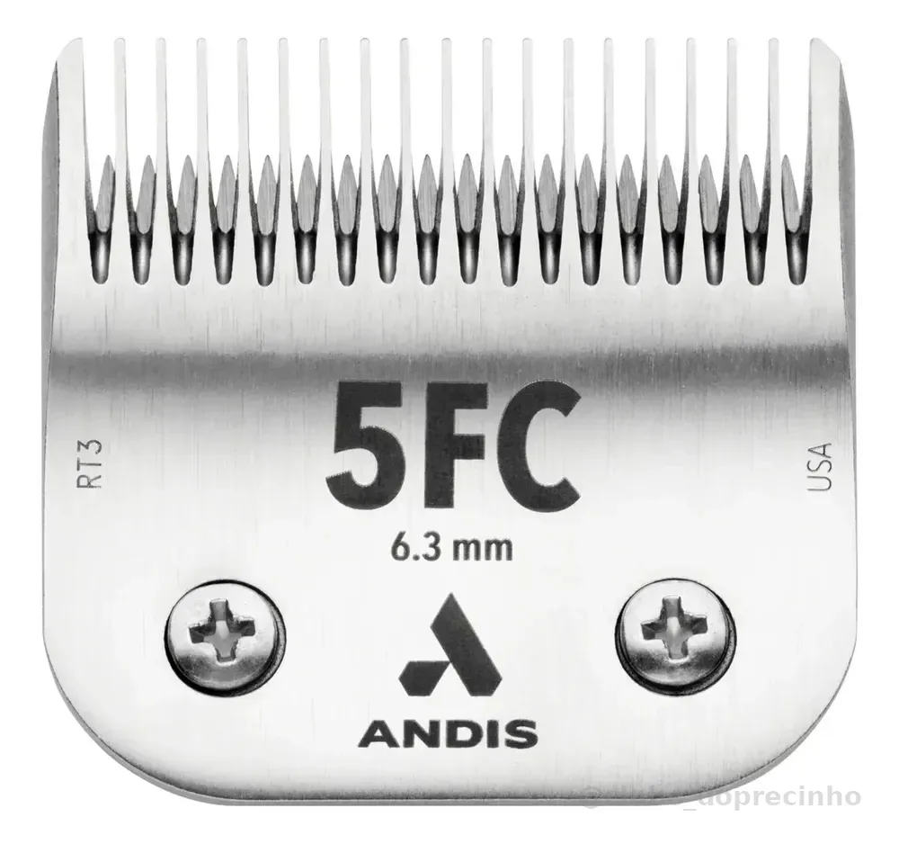 Lâmina Ultraedge Andis 5F para Tosa Profissional de Cães e Gatos