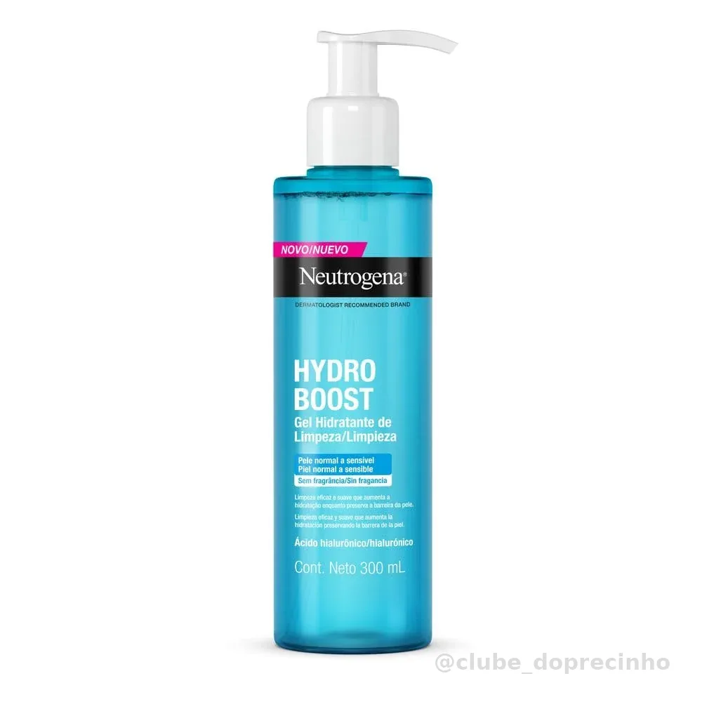 Neutrogena Gel Hidratante de Limpeza Hydro Boost, 300ml