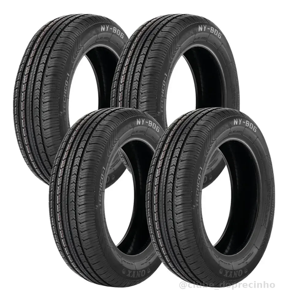 Jogo 4 Pneus Onyx Aro 15 Ny-806 185/60r15 84h H
